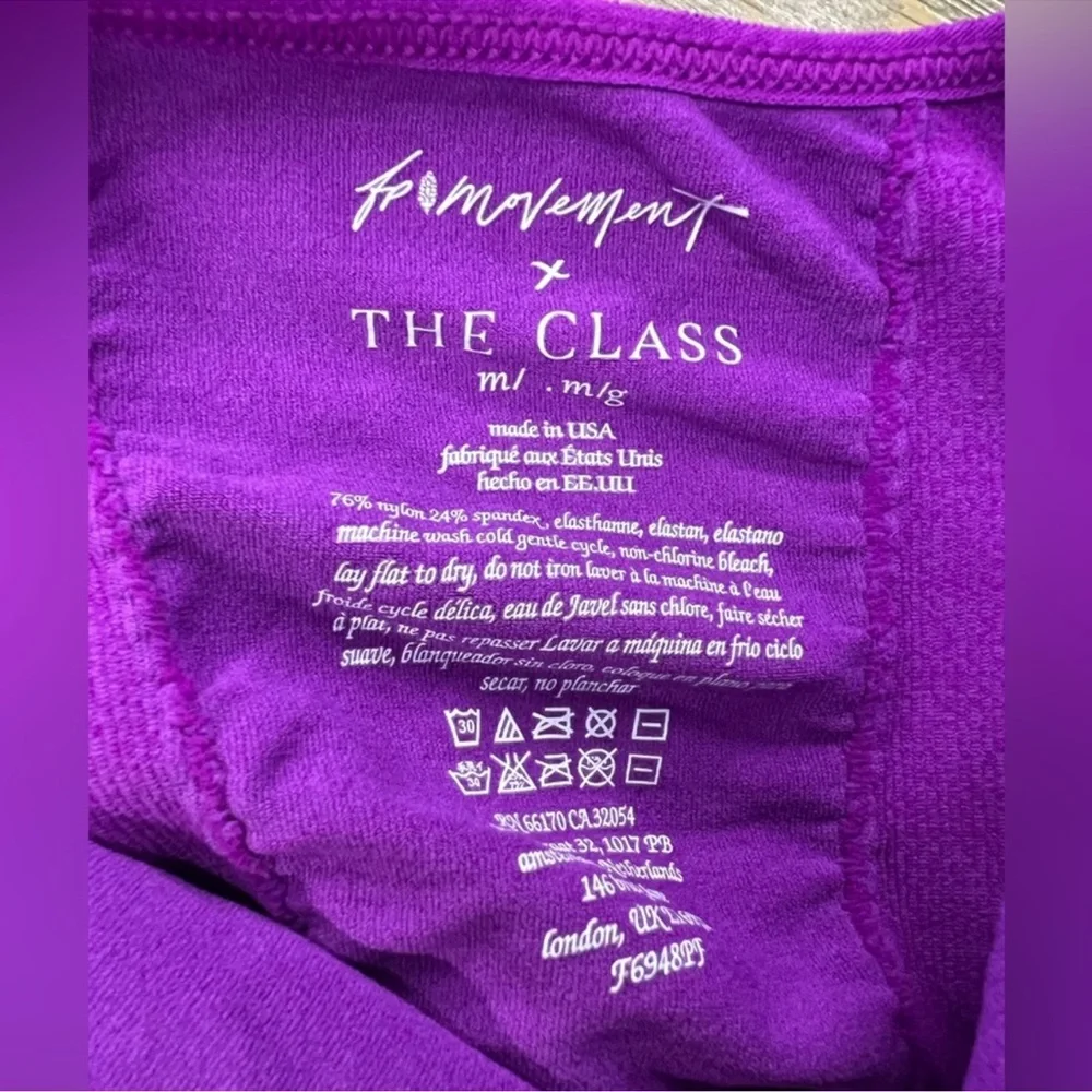 FREE PEOPLE | NWOT Good Karma Flared Onesie in Vivid Violet * - Picture 2 of 2